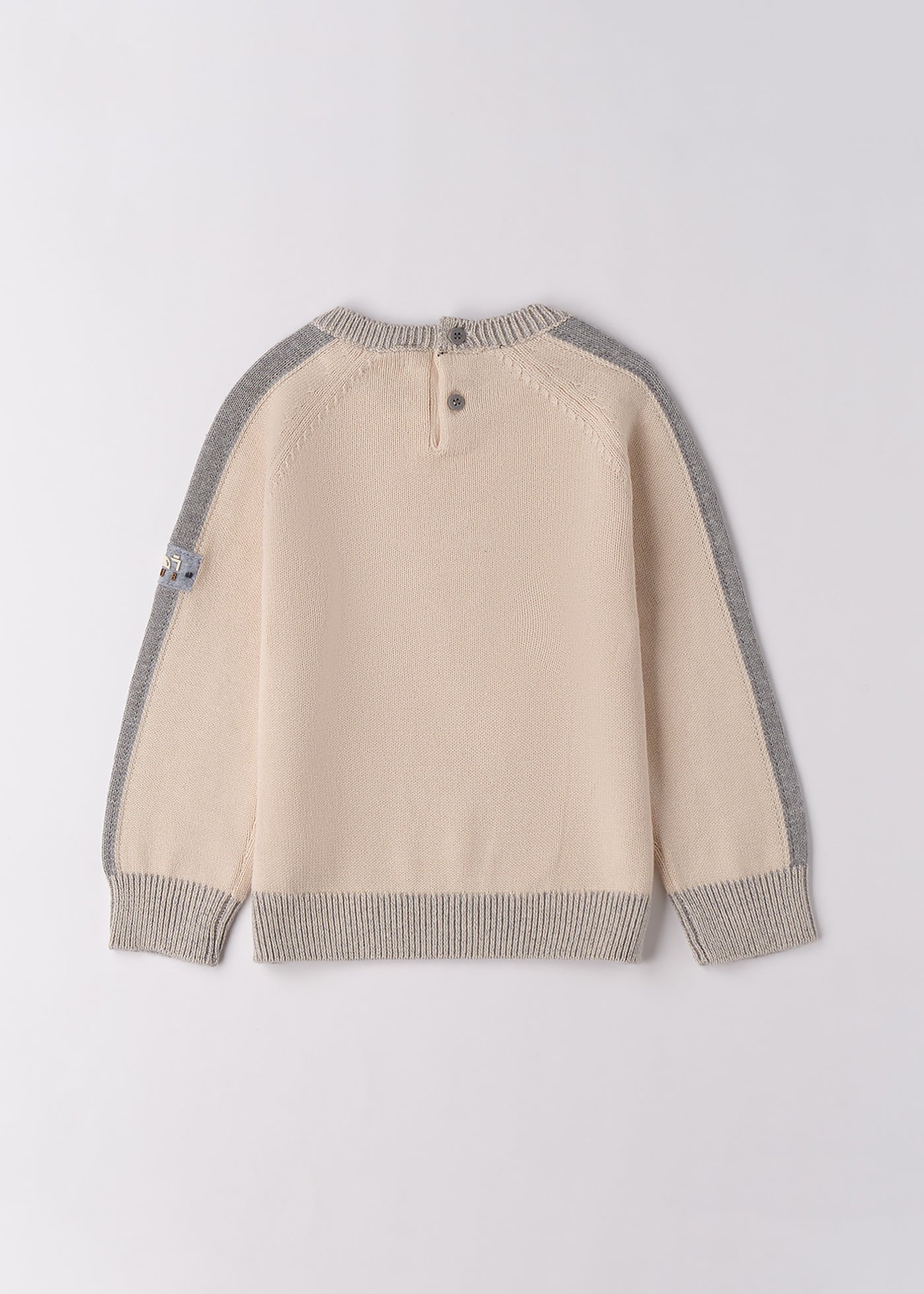 Pulover Baieti Crem Cu Gri 0.F102/00 Sarabanda