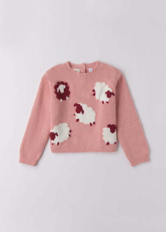 Pulover Fete Roz Oite 0.F332/00 Sarabanda