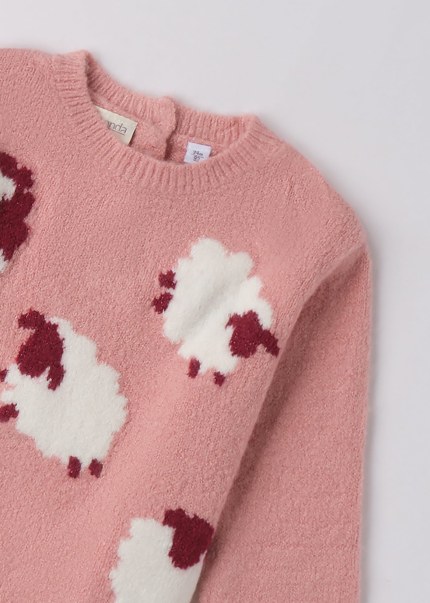 Pulover Fete Roz Oite 0.F332/00 Sarabanda