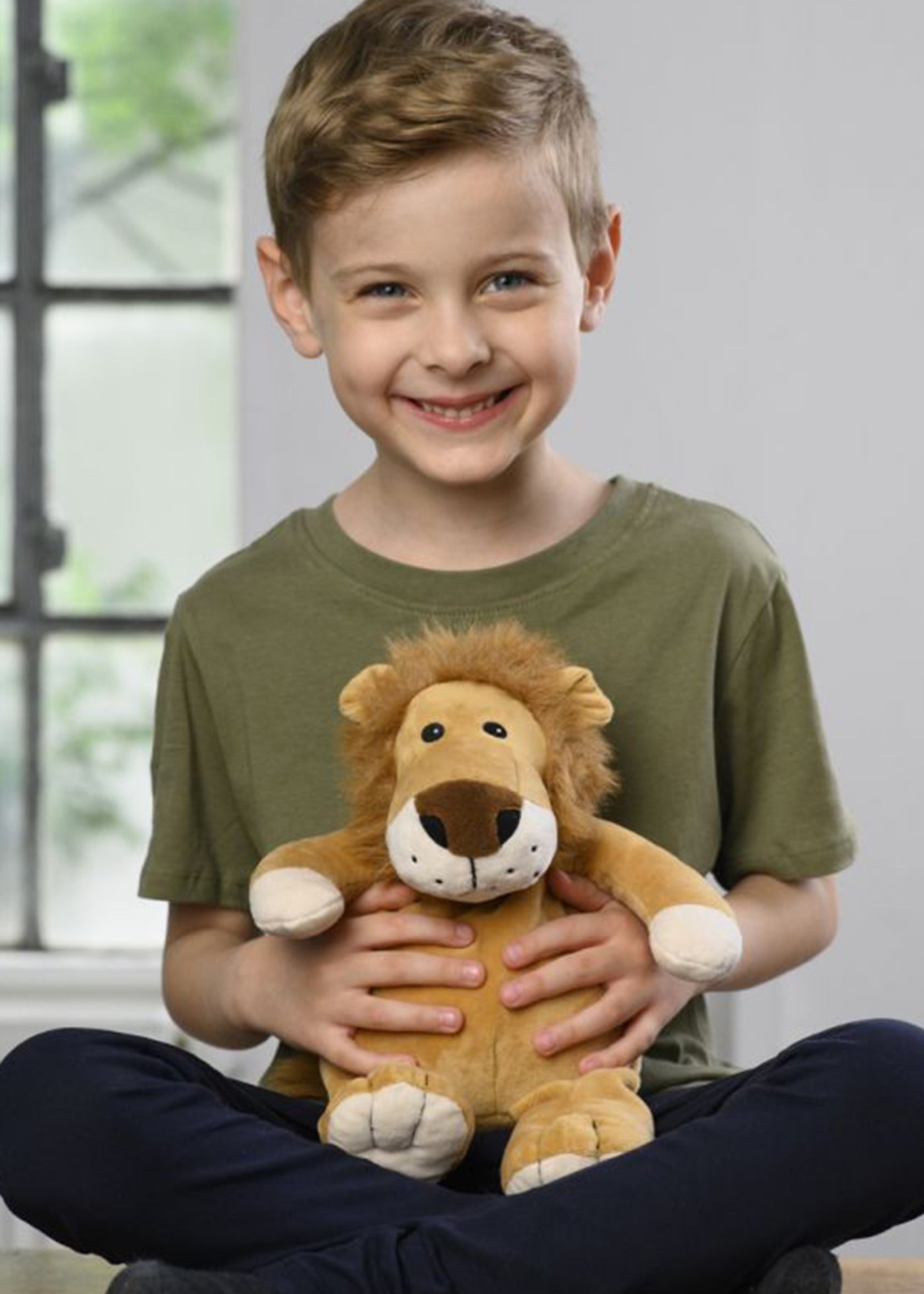 Jucarie Termica Anticolici Leu Maro 30 cm 01137 Warmies