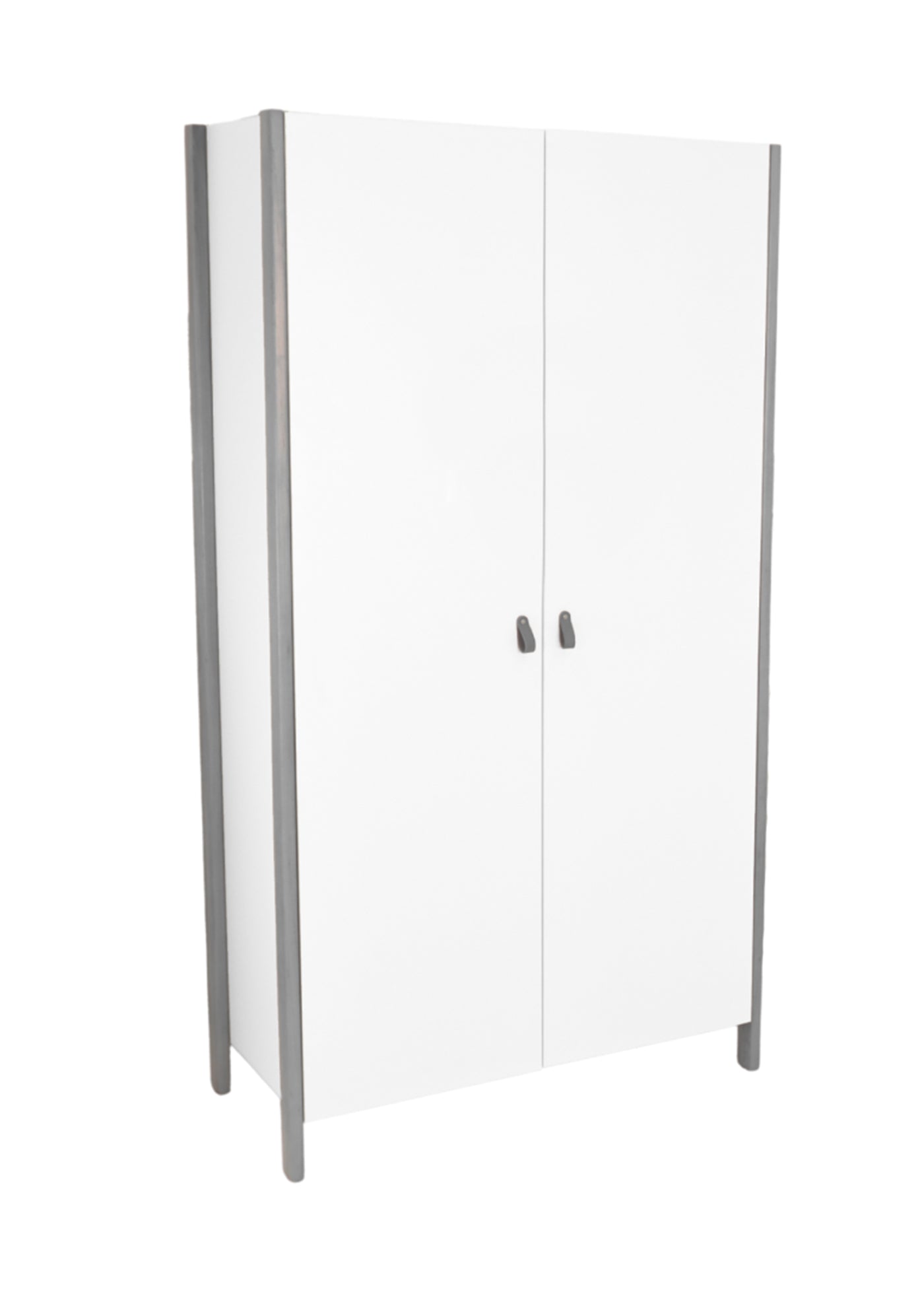 Dulap Cu 2 Uși Scandi Alb-Gri Ingvart