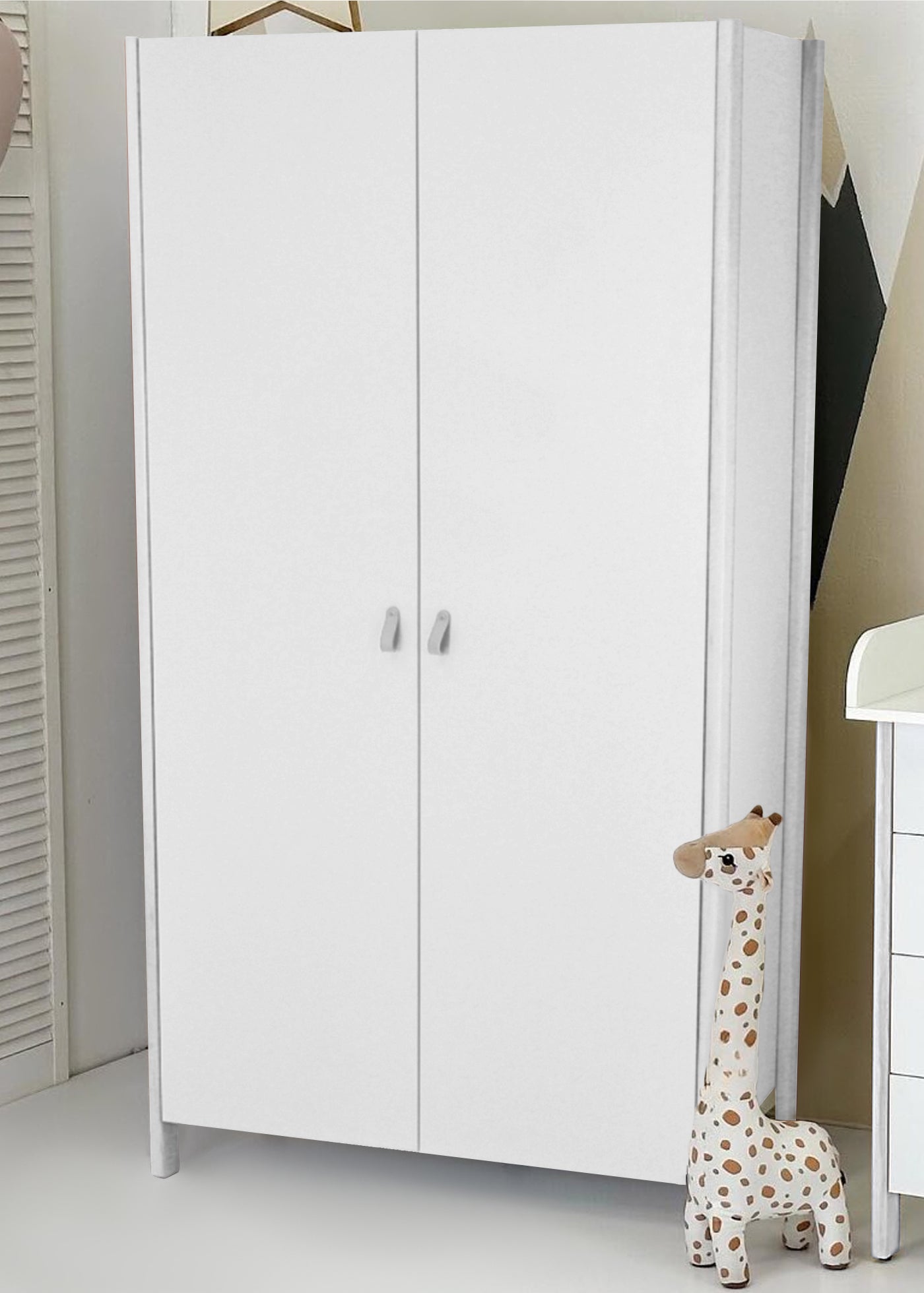 Dulap Cu 2 Usi Scandi Alb Ingvart