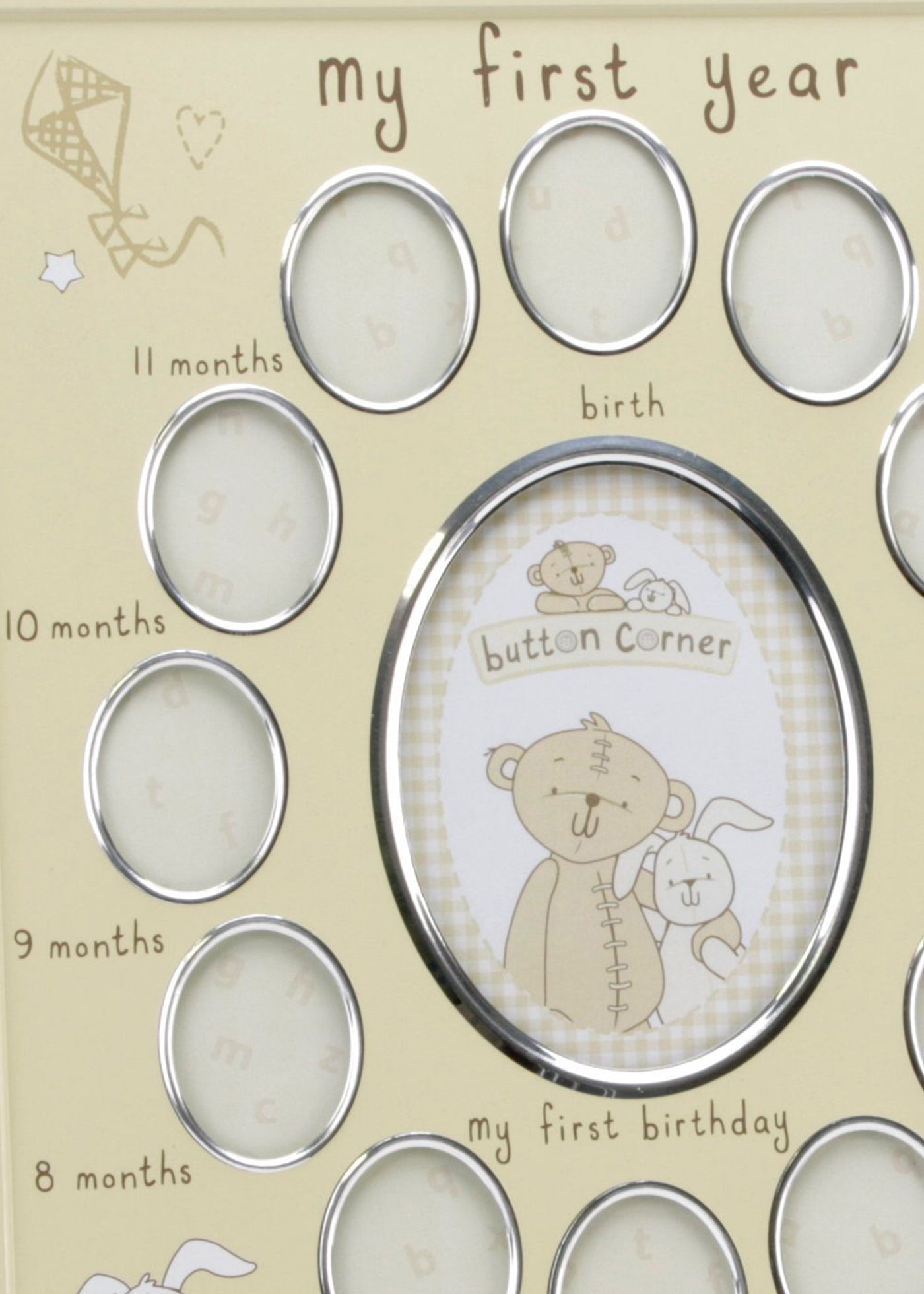 Rama Foto Button Corner My First Year CG784 Celebrations