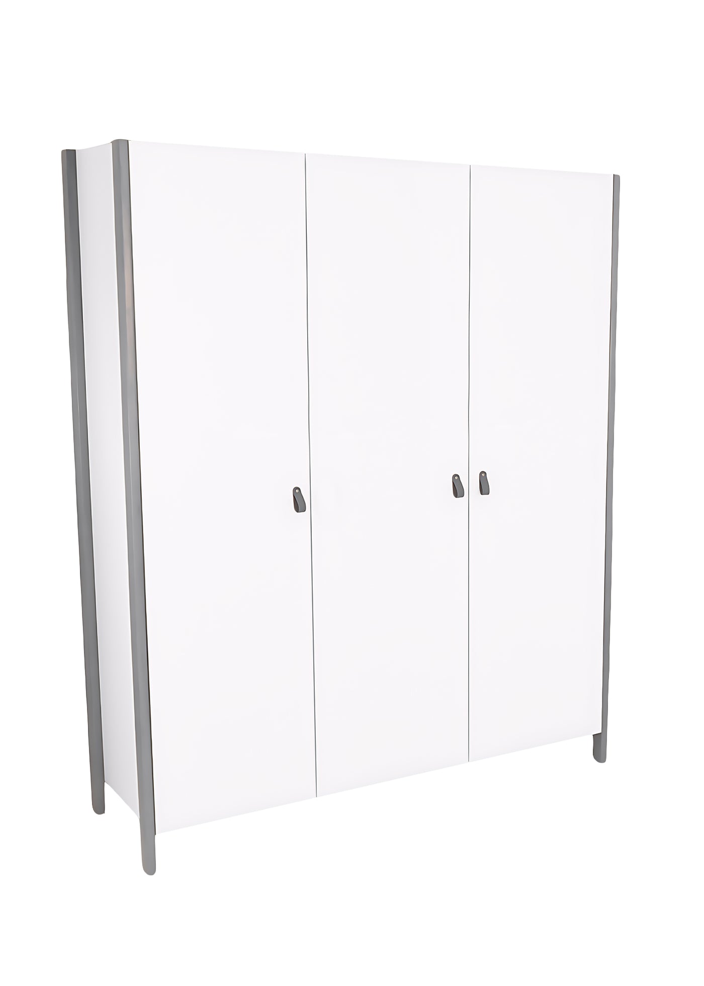 Dulap Cu 3 Uși Scandi Alb-Gri Ingvart