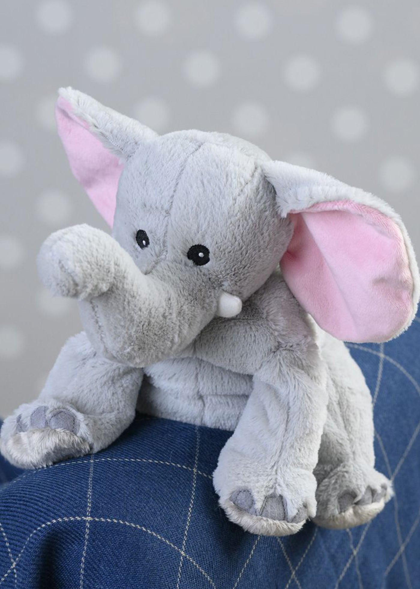 Jucarie Termica Anticolici din Plus Elefant Gri 30 cm 01142 Warmies