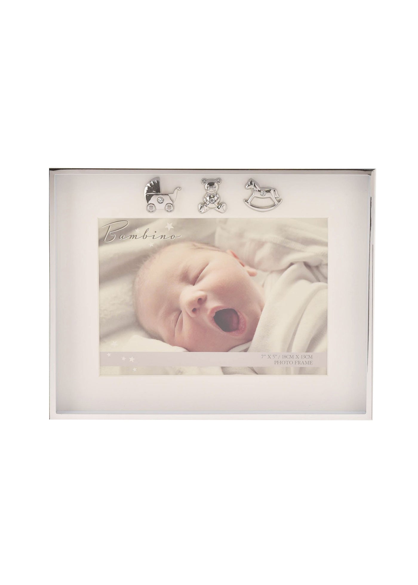 Rama Foto Bebe Cu Detalii Argintate CG1097 Bambino By Juliana