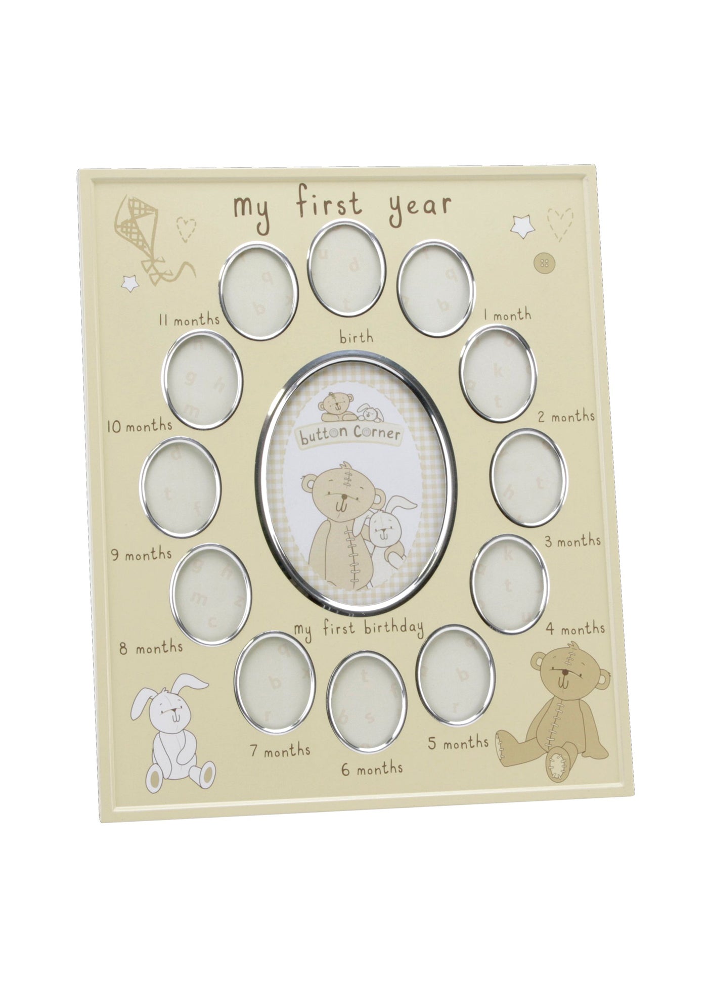 Rama Foto Button Corner My First Year CG784 Celebrations