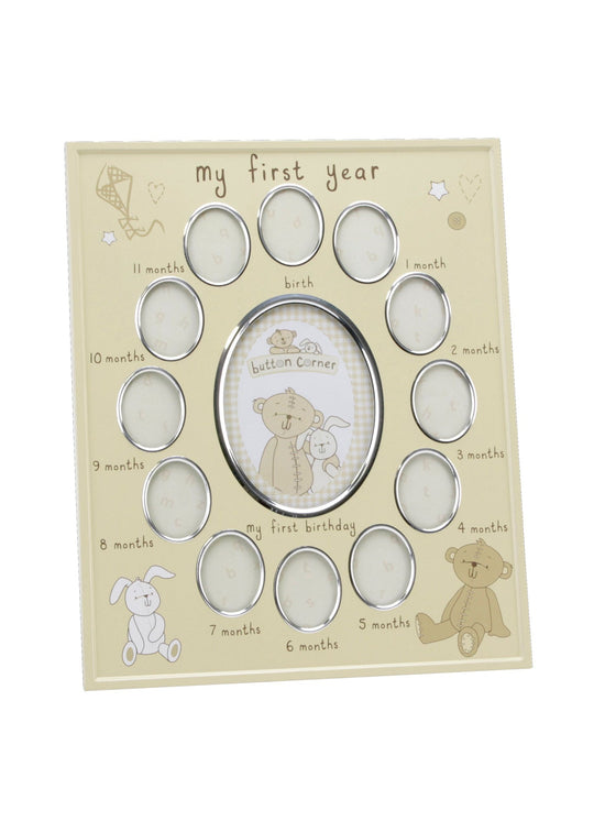 Rama Foto Button Corner My First Year CG784 Celebrations