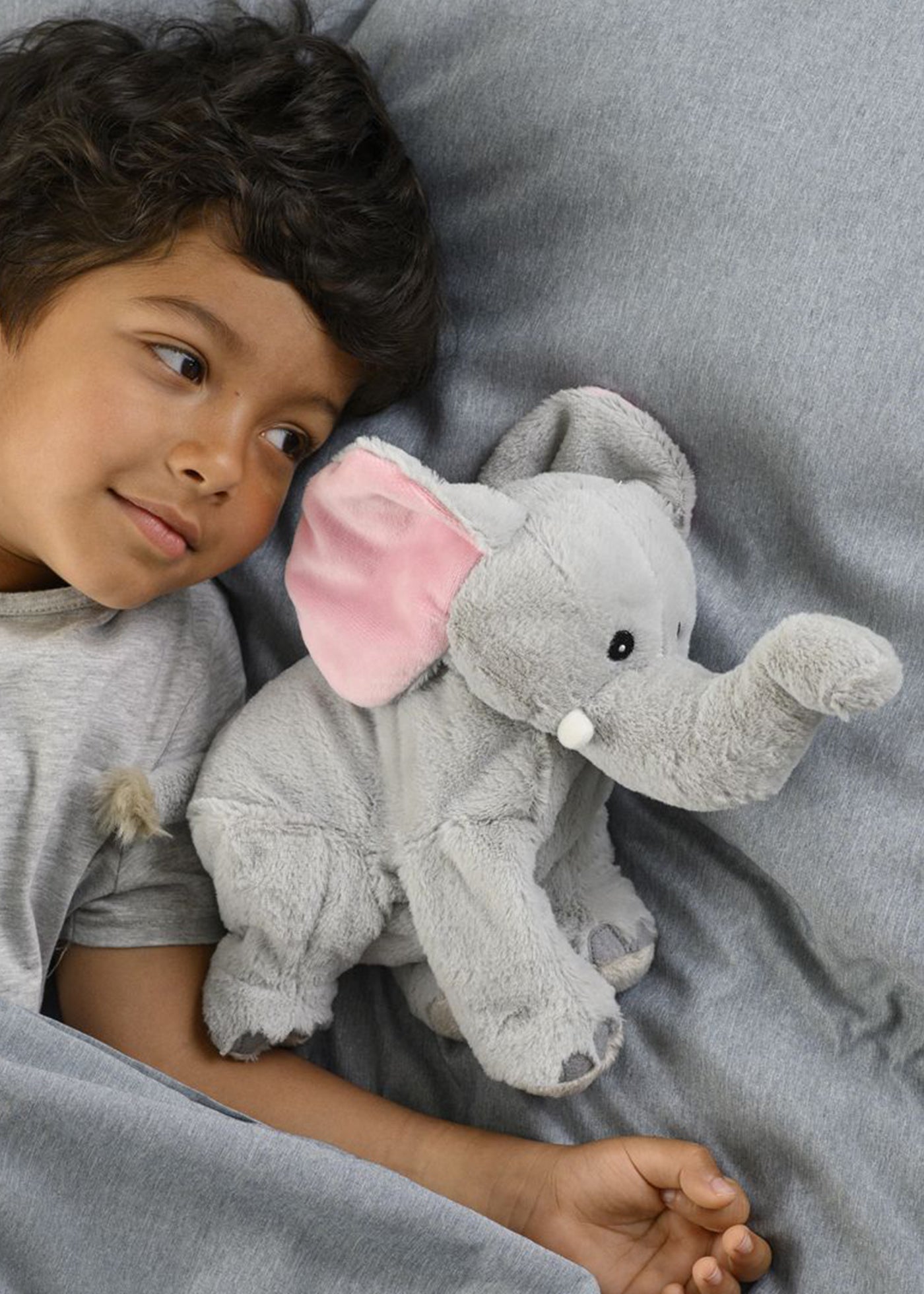 Jucarie Termica Anticolici din Plus Elefant Gri 30 cm 01142 Warmies