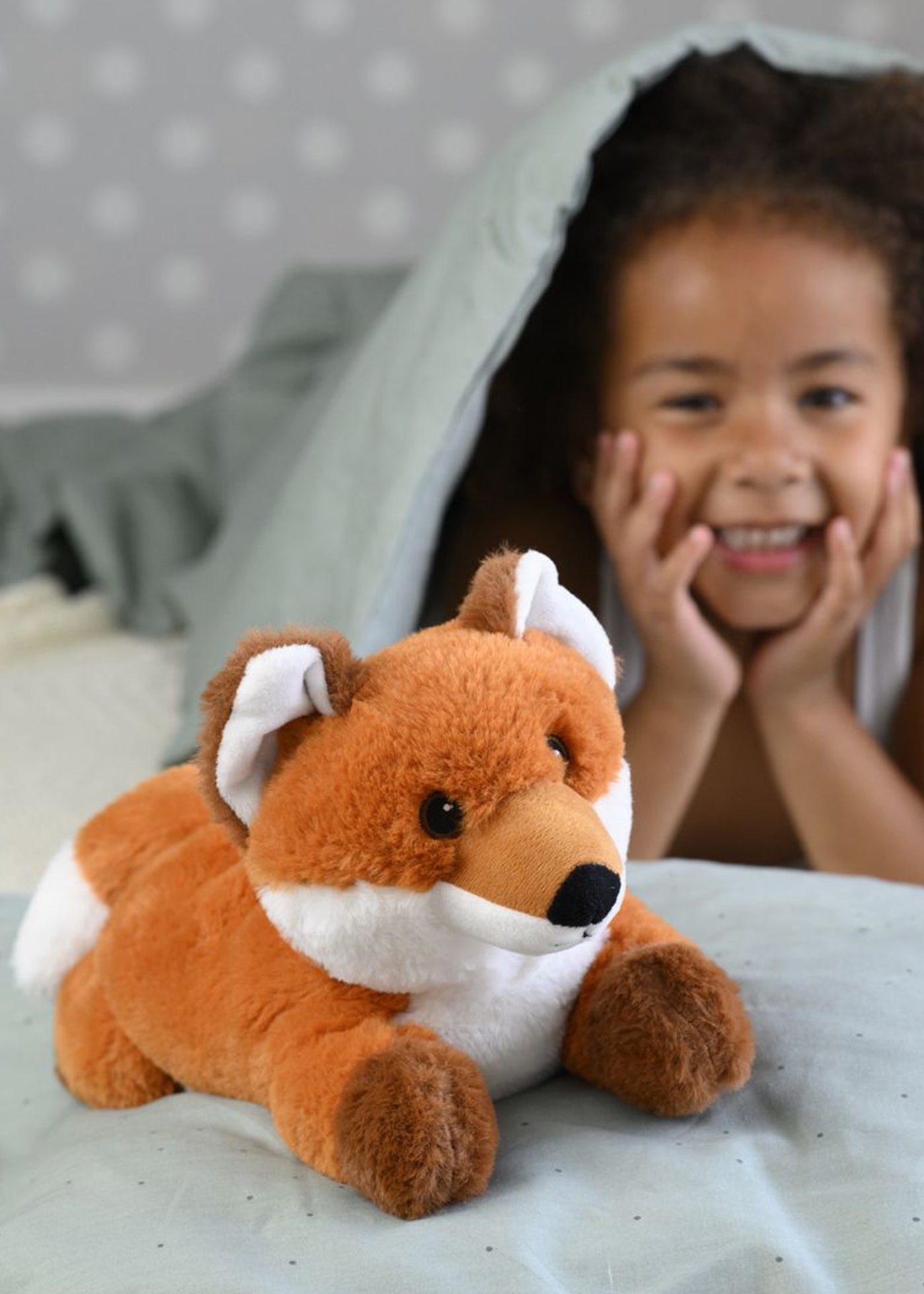 Jucarie Termica Anticolici din Plus Vulpea Sireata 33 cm 01238 Warmies