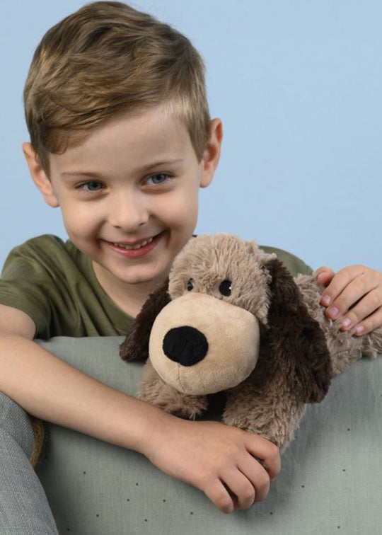 Jucarie Termica Anticolici Caine Gary Maro 30 cm 0110 Warmies