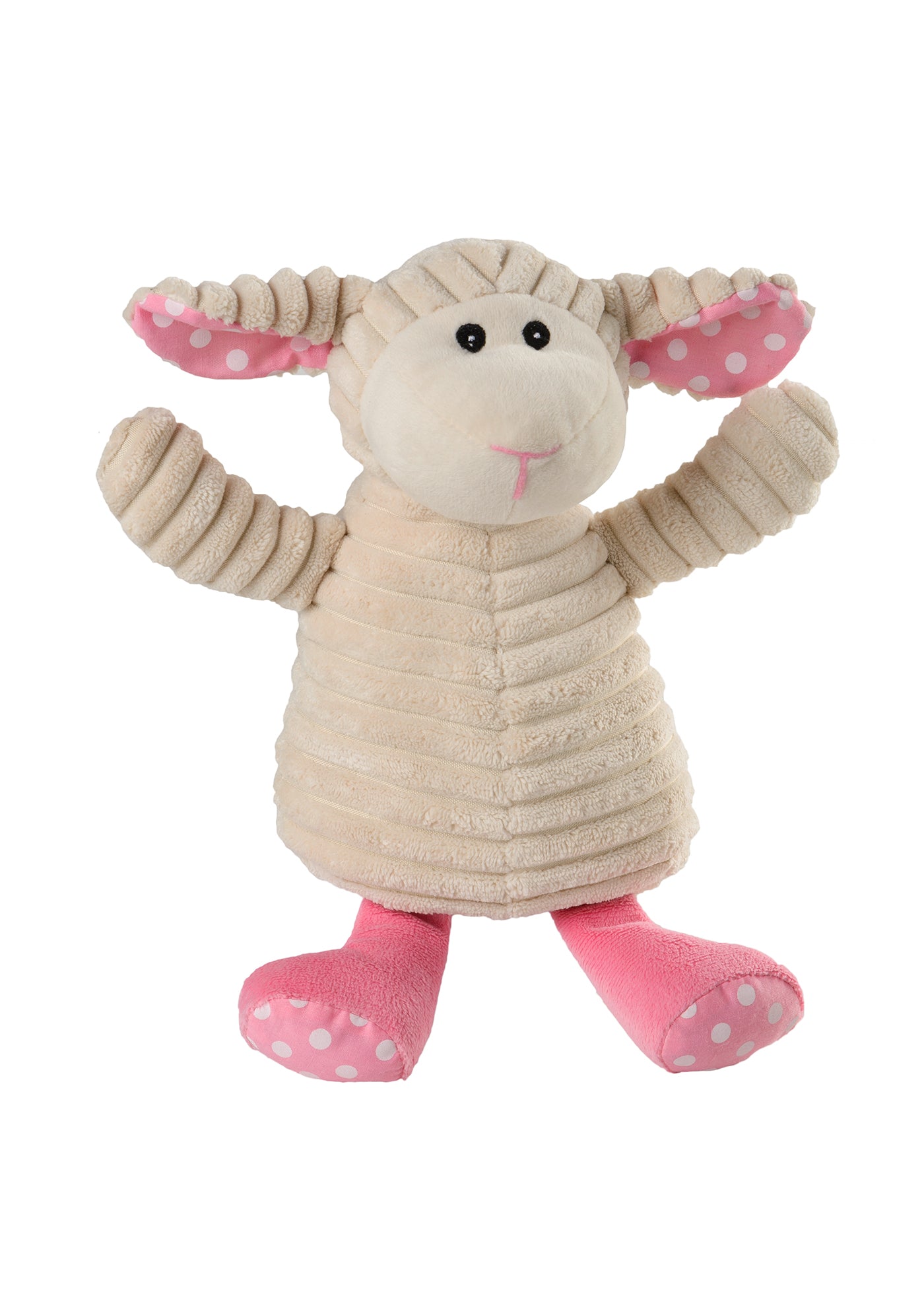 Jucarie Termica Anticolici Oita Din Plus Crem Cu Roz 27 cm 01171 Warmies
