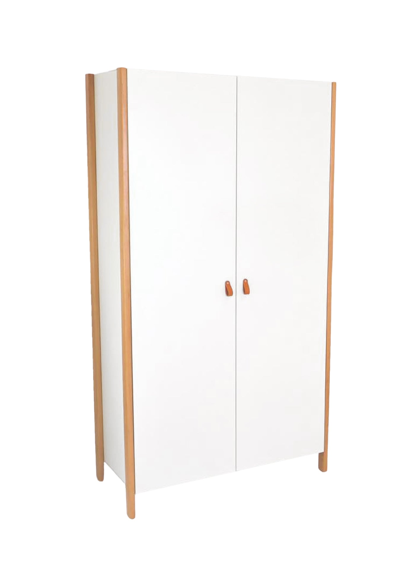2-door Scandi wardrobe, natural white