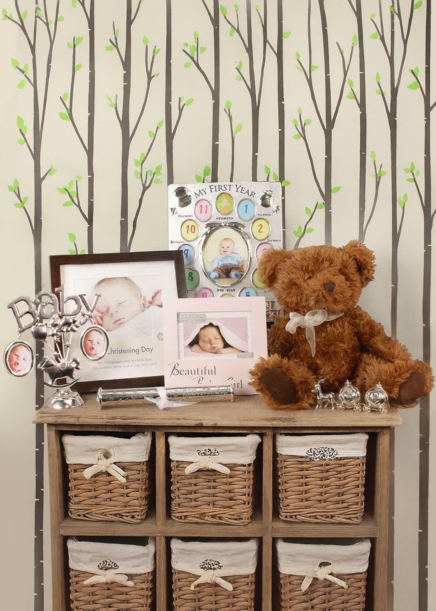 Rama Foto Button Corner My First Year CG784 Celebrations