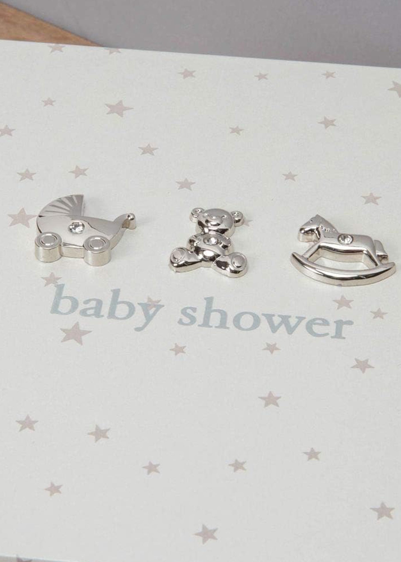 Cutie Cadou Crem cu Stele pentru Baby Shower CG1061 Bambino by Juliana