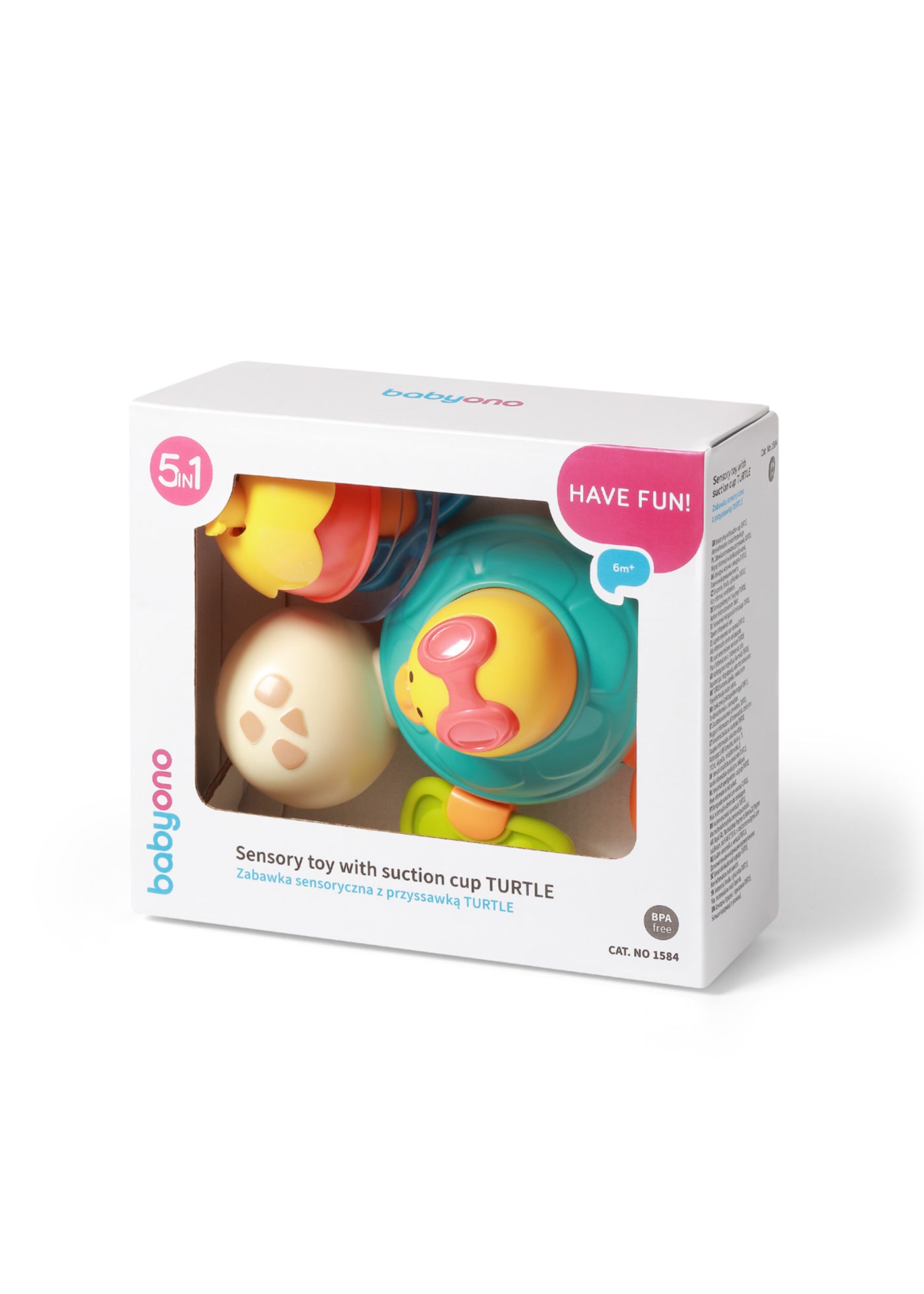 Jucarie Senzoriala Cu Ventuza si Broasca Testoasa 1584 Babyono