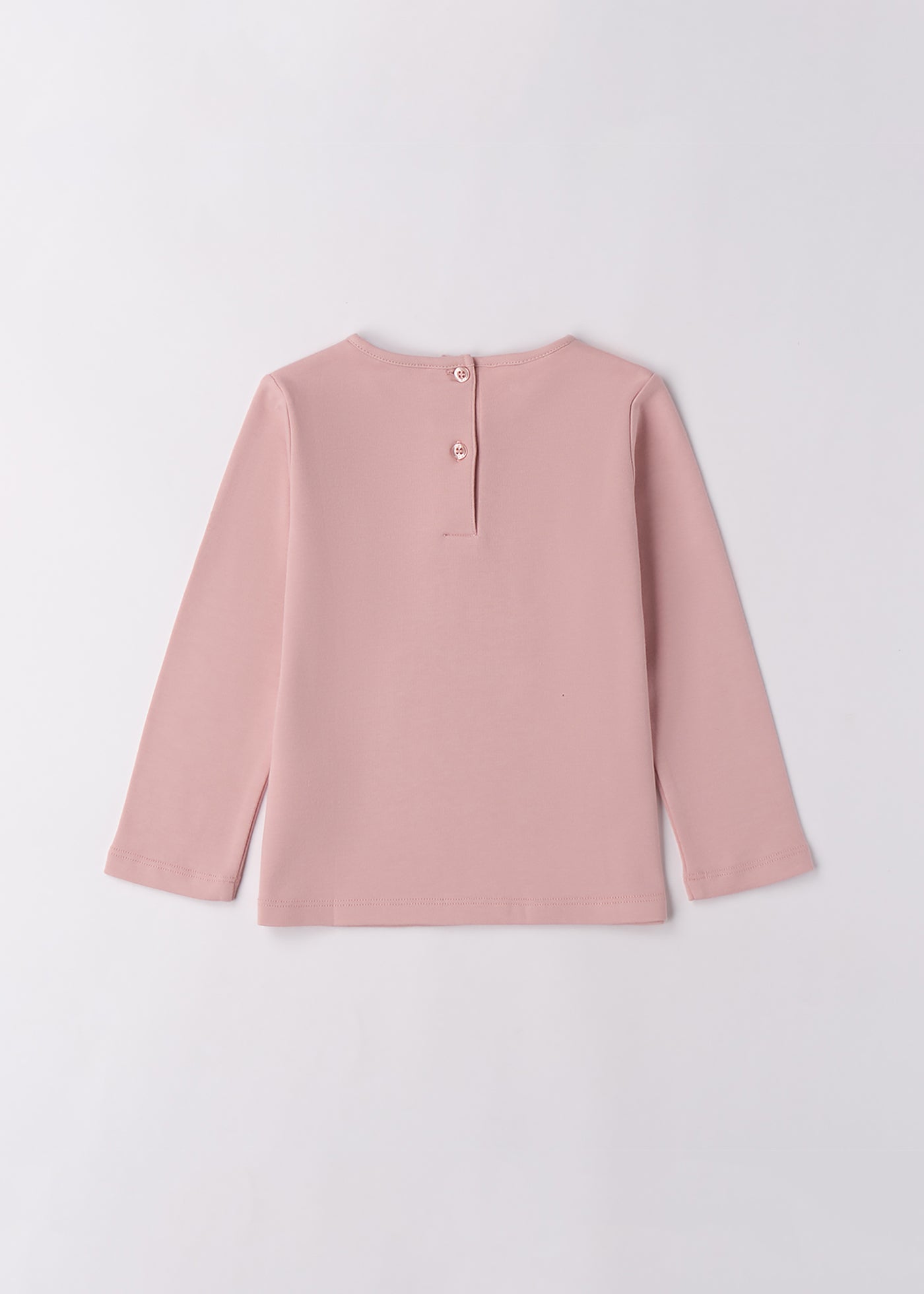 Bluza Fete Maneca Lunga Roz Pudra Cu Urs Si Inima 4.F733/00 iDO