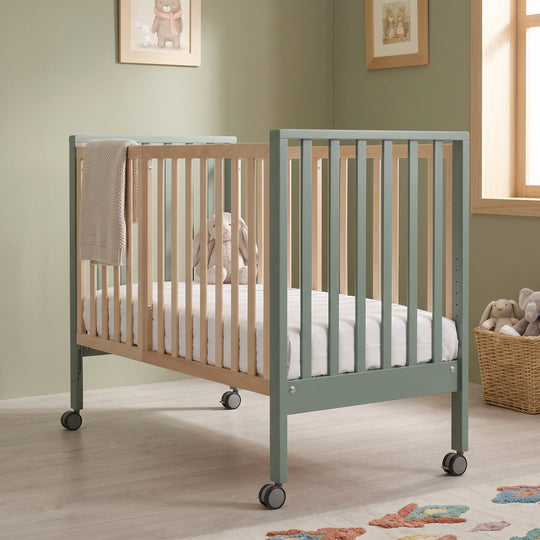 Patut Bebe Co-Sleeper 6 in 1 cu Saltea Verde Salvie – Evolution | Erbesi