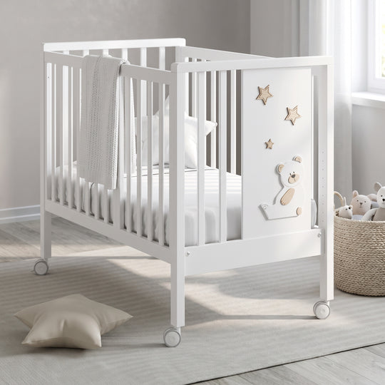 Patut Bebe Co-Sleeper 3 in 1 cu Saltea Alb – Evo Cucu | Erbesi