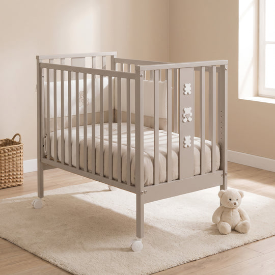 Patut Co-Sleeper cu Saltea si Set Textil Molly Tortora – Mini | Erbesi