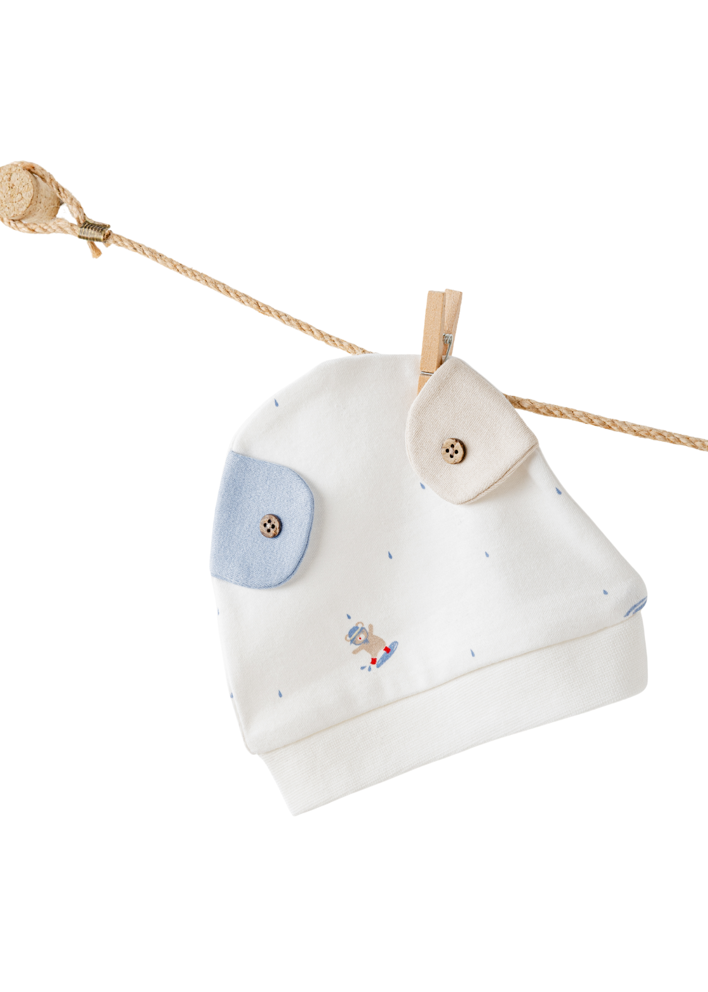 Set 10 Piese Maternitate Crem cu Ursi AC26071 Andywawa