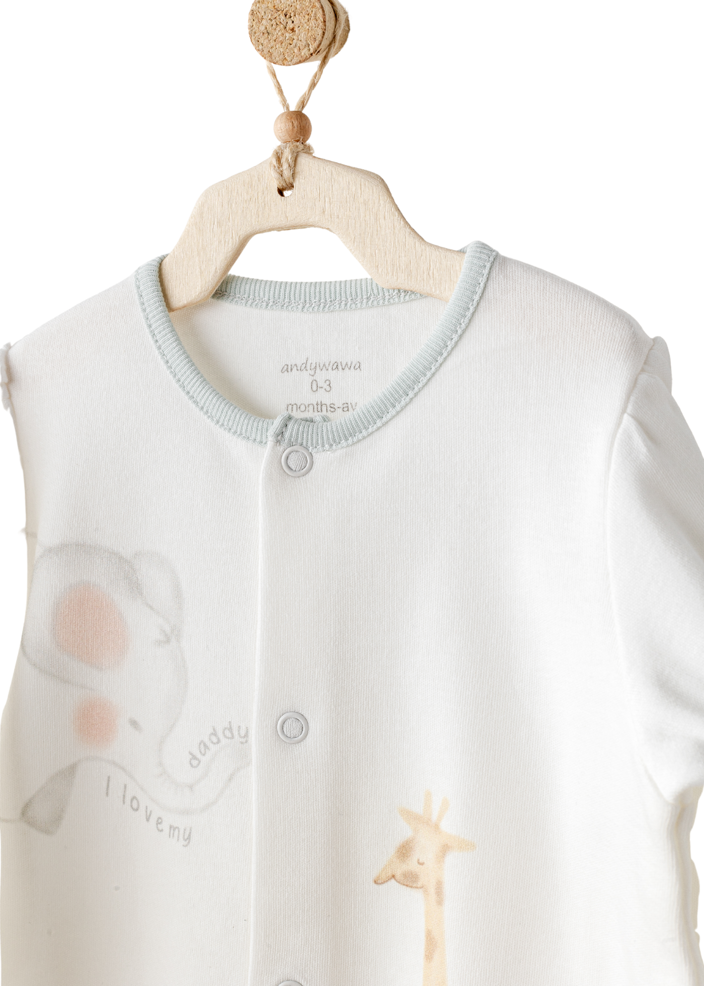 Set 10 piese Maternitate Crem cu Roz cu Elefant AC25501 Andywawa