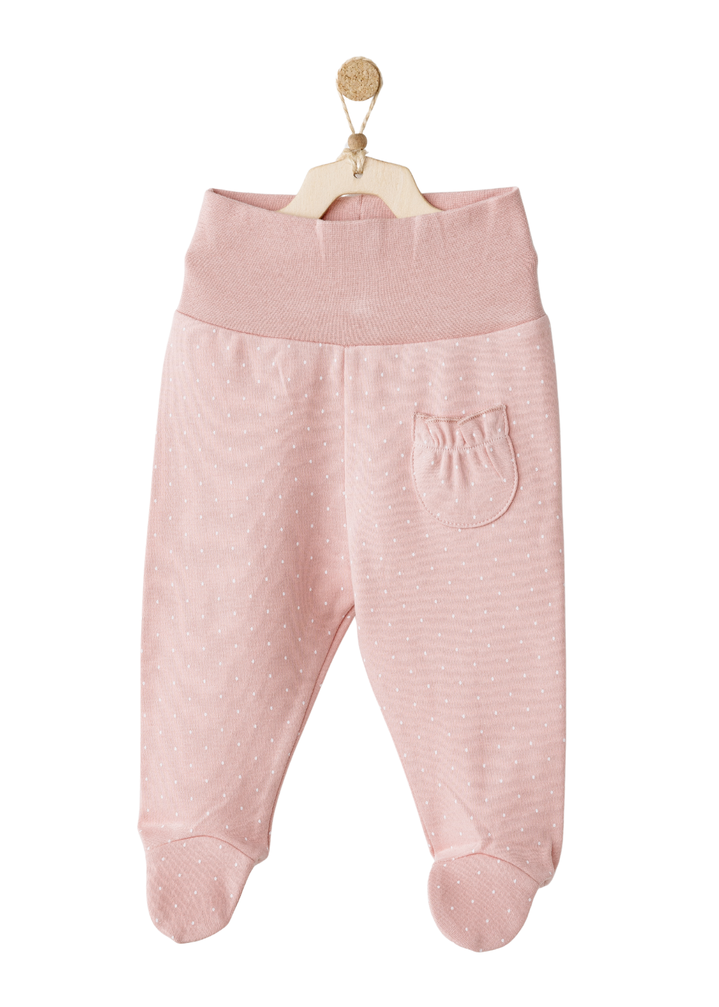 Set 10 Piese Maternitate Crem cu Roz cu Flori AC26081 Andywawa