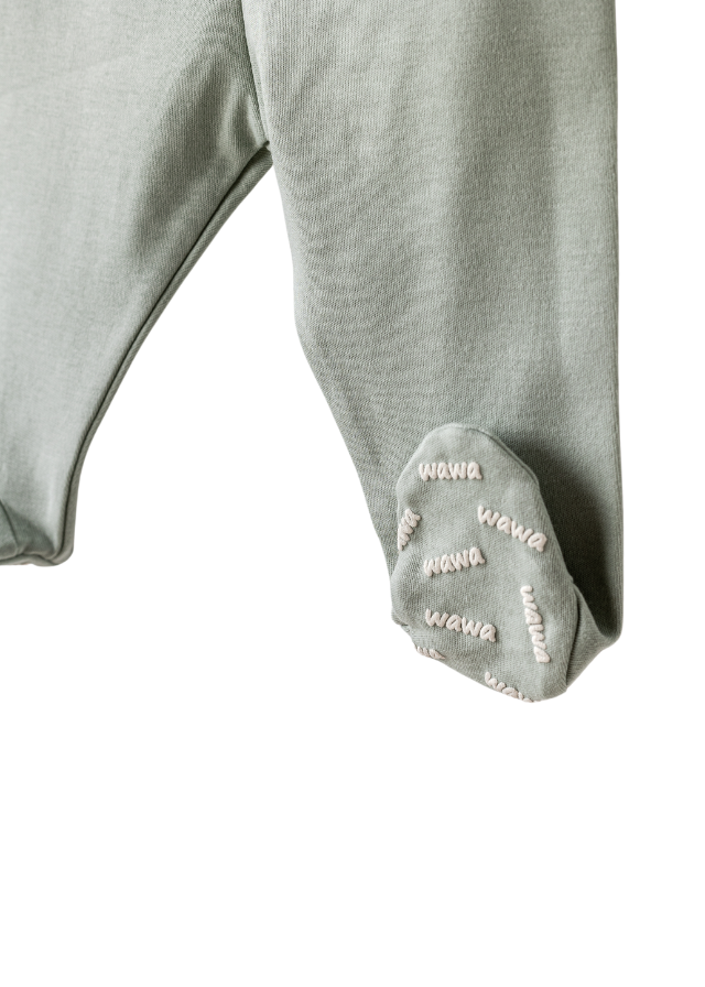 Set 10 Piese Maternitate Crem cu Verde AC25131 Andywawa