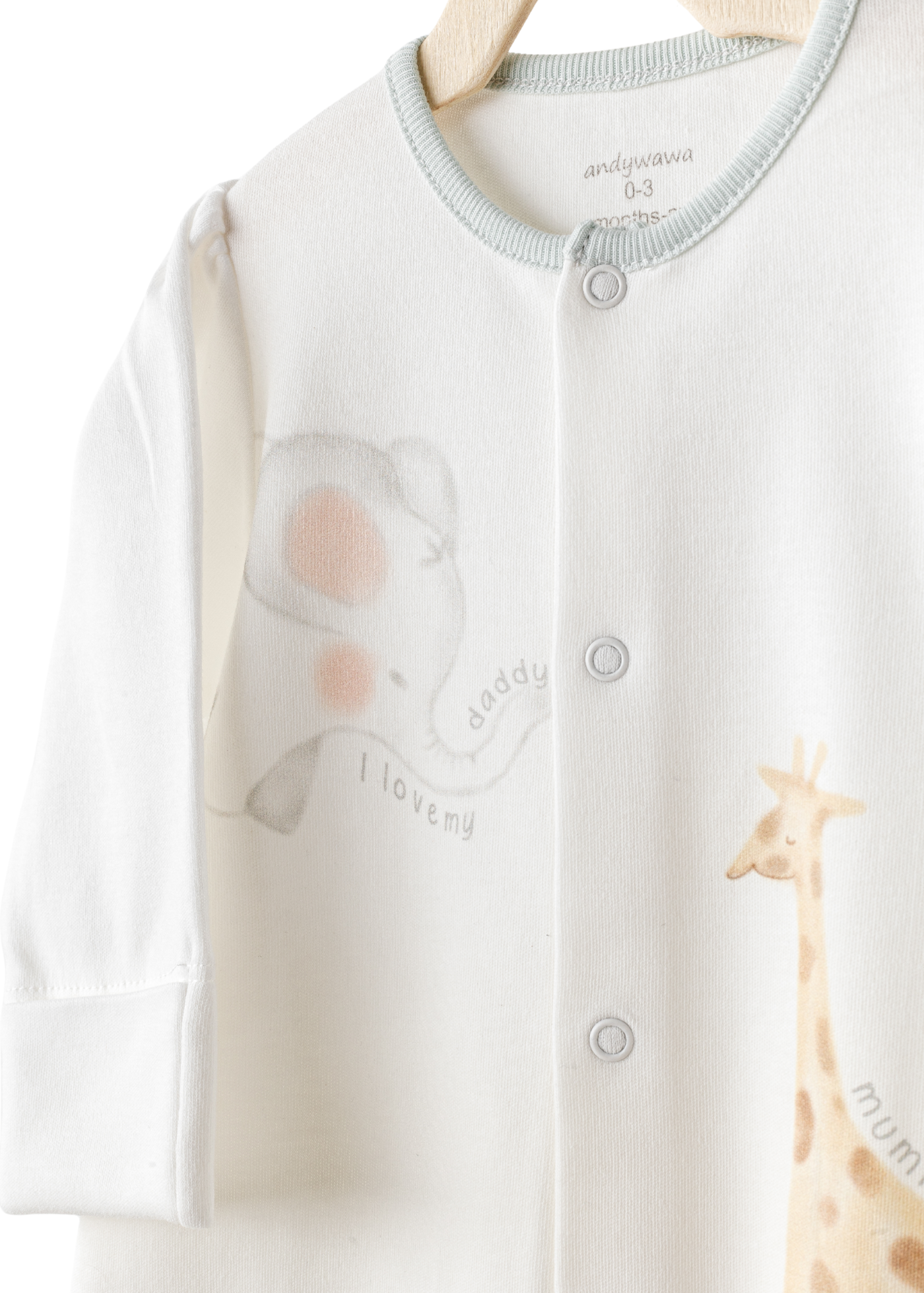 Set 10 piese Maternitate Crem cu Roz cu Elefant AC25501 Andywawa