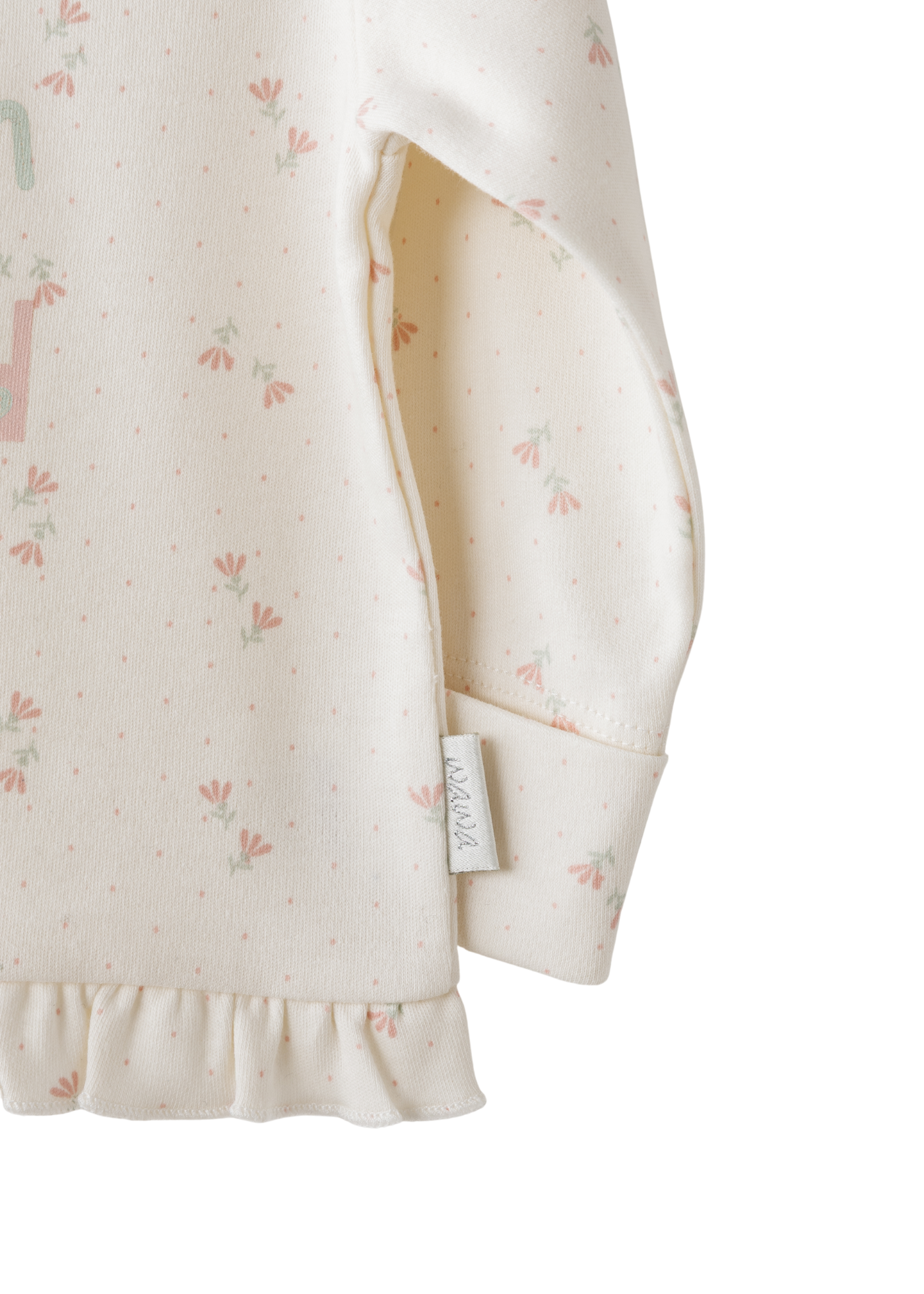 Set 10 Piese Maternitate Crem cu Roz cu Flori AC26081 Andywawa