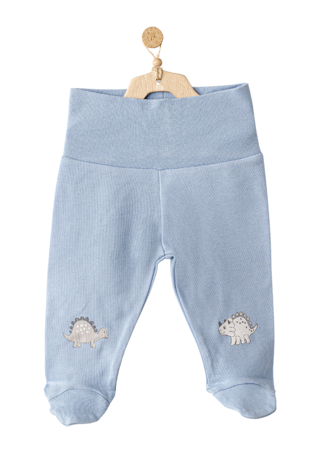 Set 10 Piese Maternitate Bej cu Bleu cu Dinozauri AC25911 Andywawa