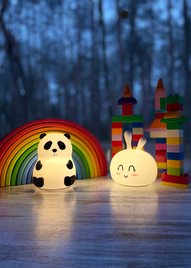 Lampa de Veghe Urs Panda din Silicon cu USB tip C 52-0059 Rabbit & Friends