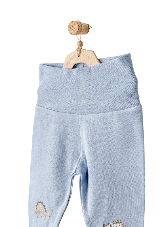 Set 10 Piese Maternitate Bej cu Bleu cu Dinozauri AC25911 Andywawa