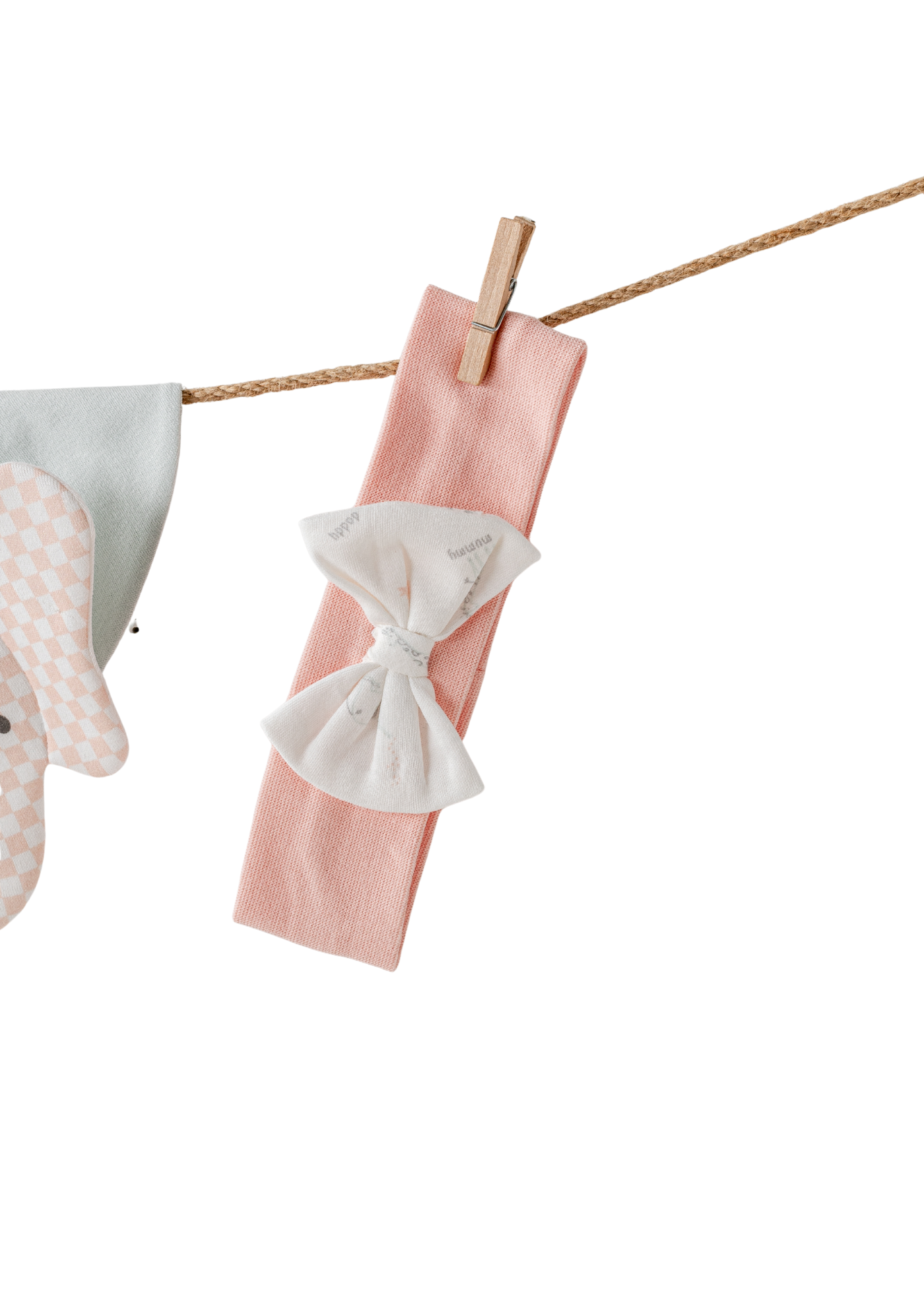 Set 10 piese Maternitate Crem cu Roz cu Elefant AC25501 Andywawa