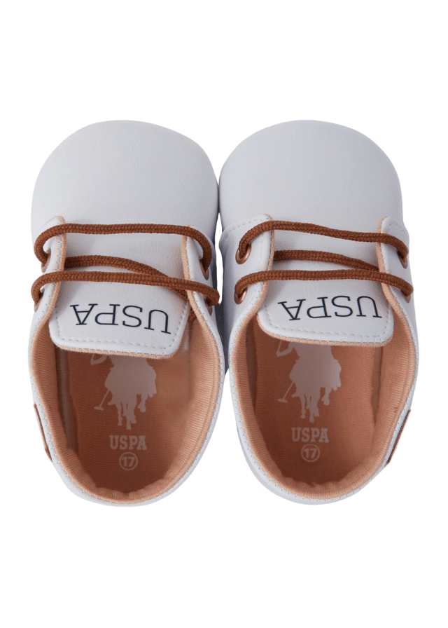 Pantofi Albi cu Siret 1302 Us Polo Assn - Camera Bebelusului