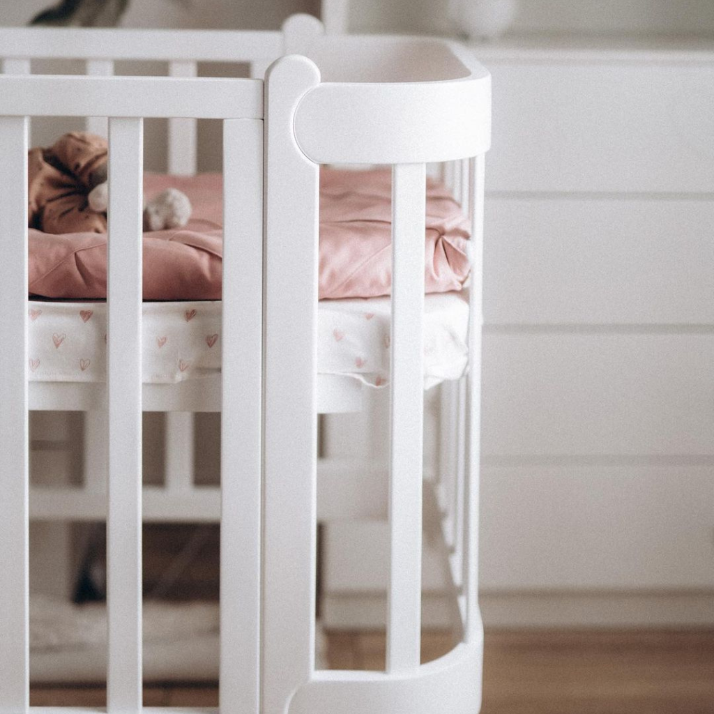 Nika Convertible Crib 5 in 1 White with Thick Bars 60x95/120cm Ingvart 