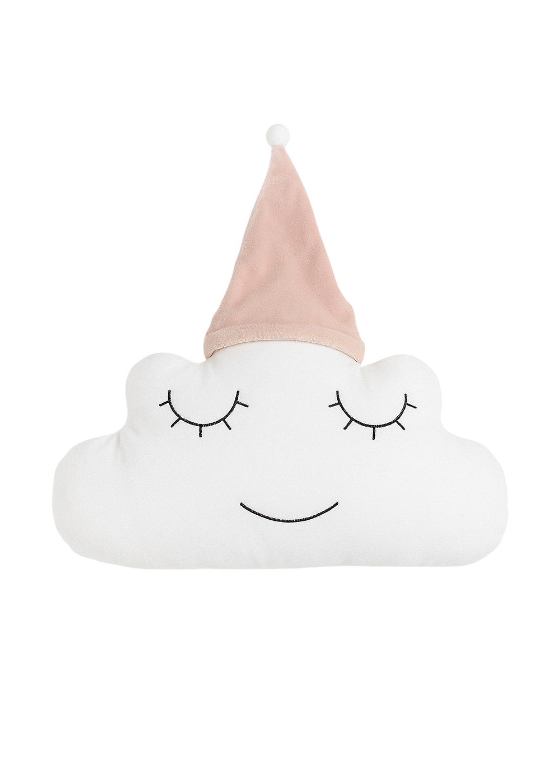 Decorative Pillow Cloudy Velvet White-Pink Ingvart