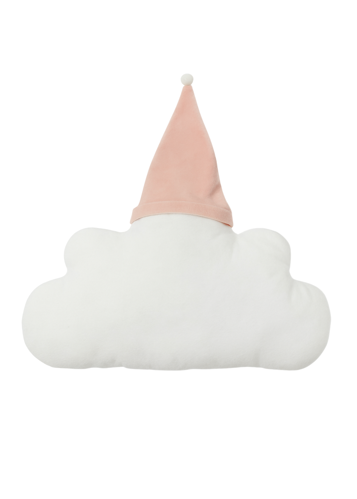 Decorative Pillow Cloudy Velvet White-Pink Ingvart
