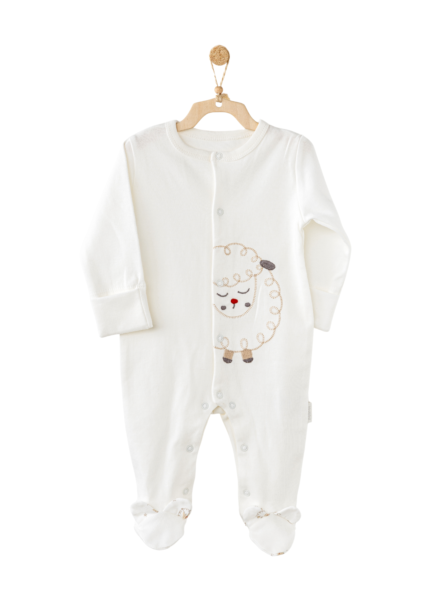 Set 10 Piese Maternitate Crem cu Imprimeu Oite AC25561 Andywawa