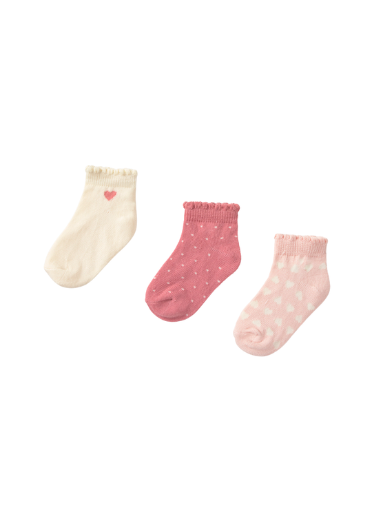 3 Pairs of Pink Socks Set 10141 col 43 Mayoral