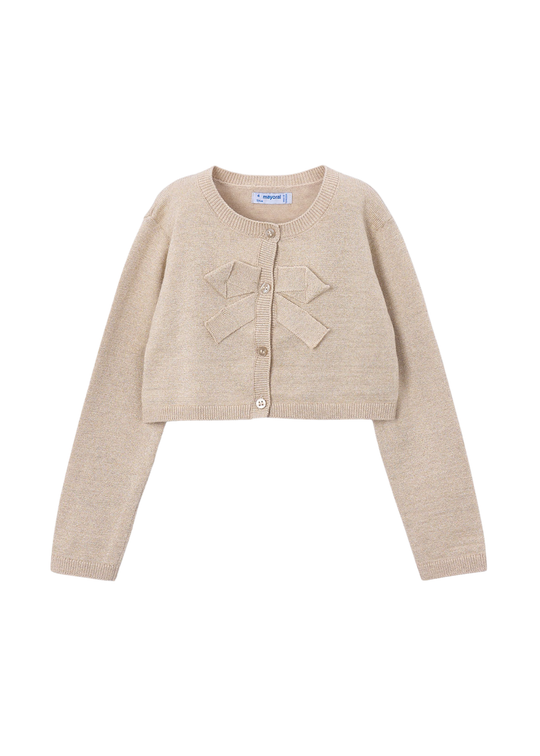 Beige Knitted Cardigan 321 Mayoral