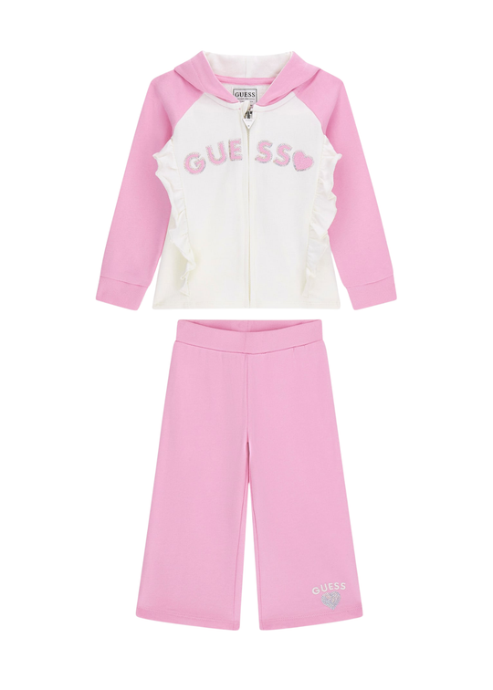 Trening 2 Piese Crem cu Roz cu Pantaloni Evazati K6RG02 KA6R4 F6DS Guess