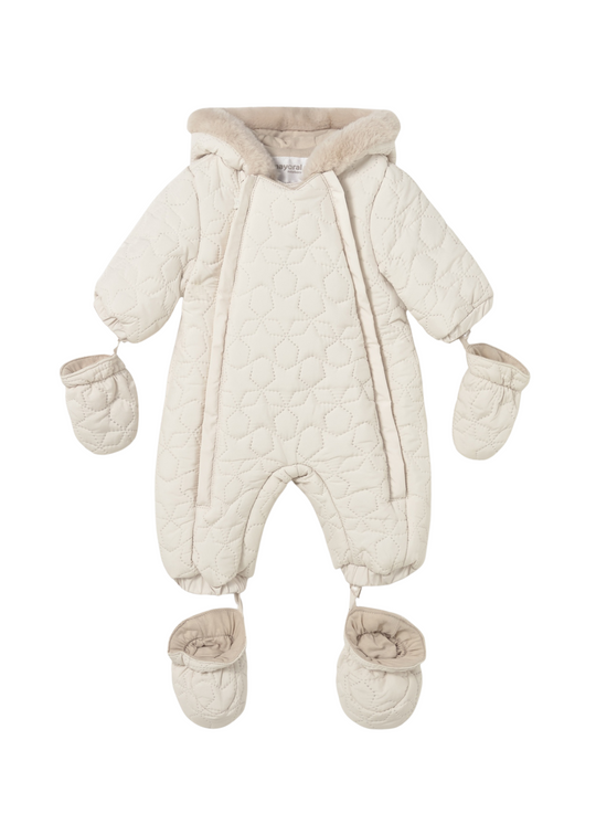 Combinezon din Fas Matlasat Crem 2615 Mayoral