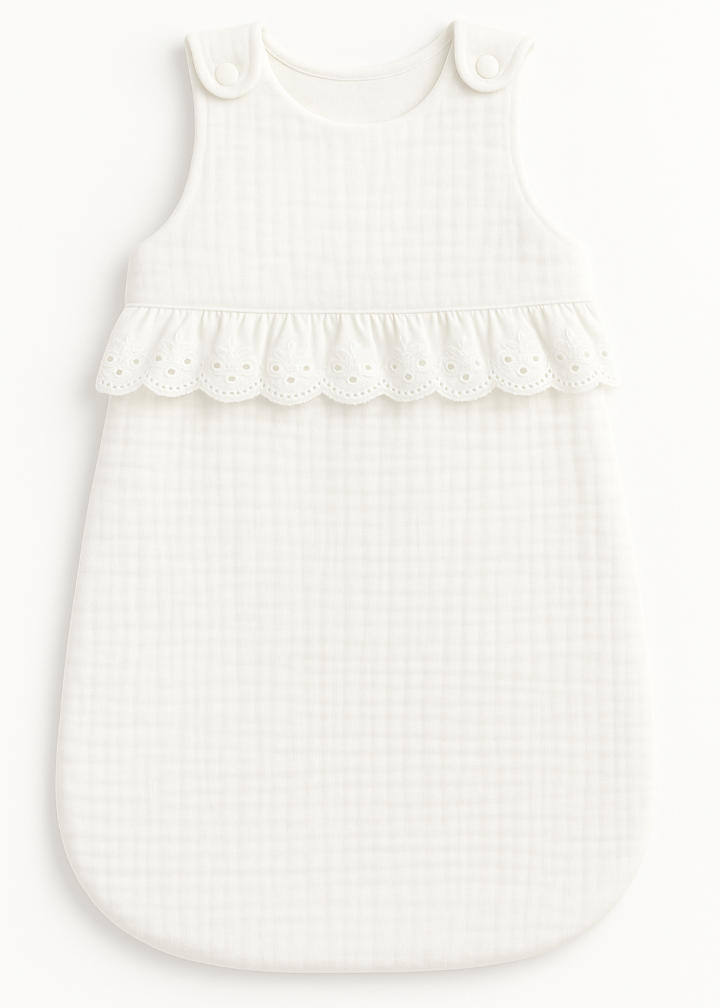 Sleeping Bag Girls White Muslin AnneBebe 
