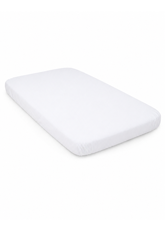 Cearceaf Alb pentru Pat Fly Oval (136x66) AnneBebe