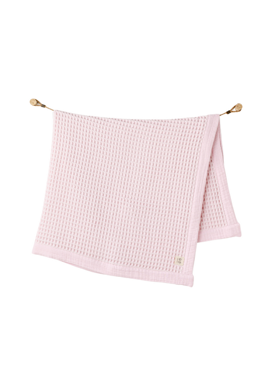 Pink Embossed Cotton Plaid AC24665 Andywawa