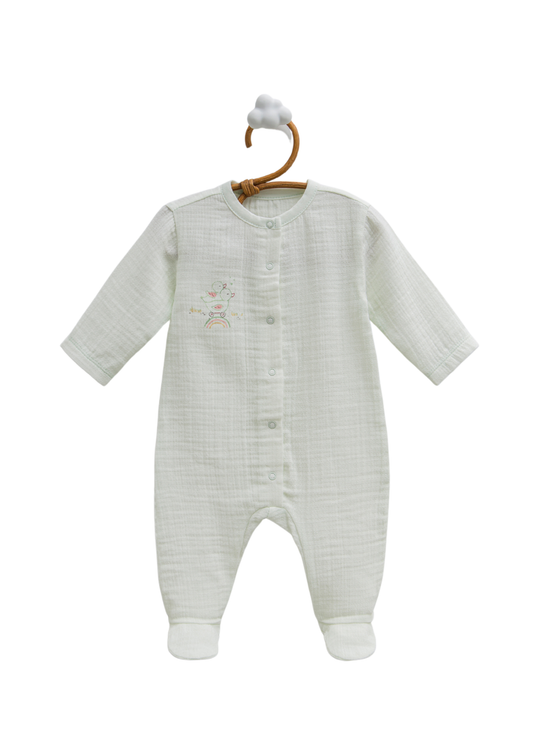 Salopeta Lunga Muselina Verde TK2275 Mell Sweet Baby