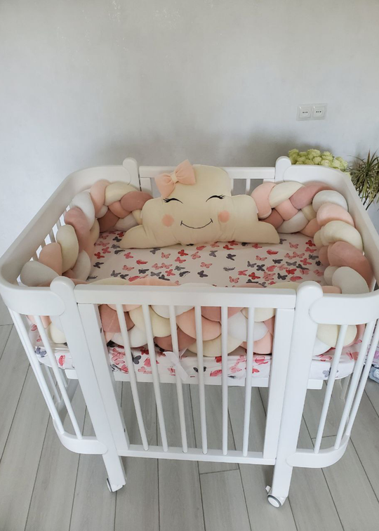 Patut Nika Slim Alb cu Bare Rotunde 60x95/120 cm INGVART
