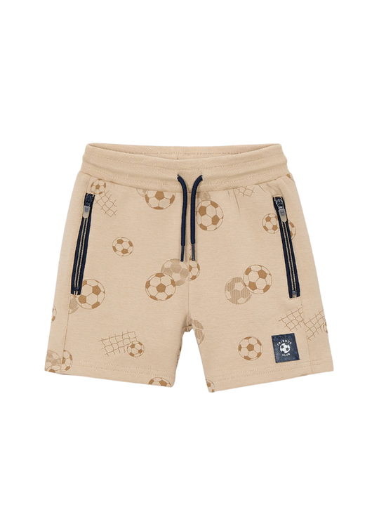 Pantaloni Scurti Sport Bej cu Fermoare la Buzunar 3209 Mayoral