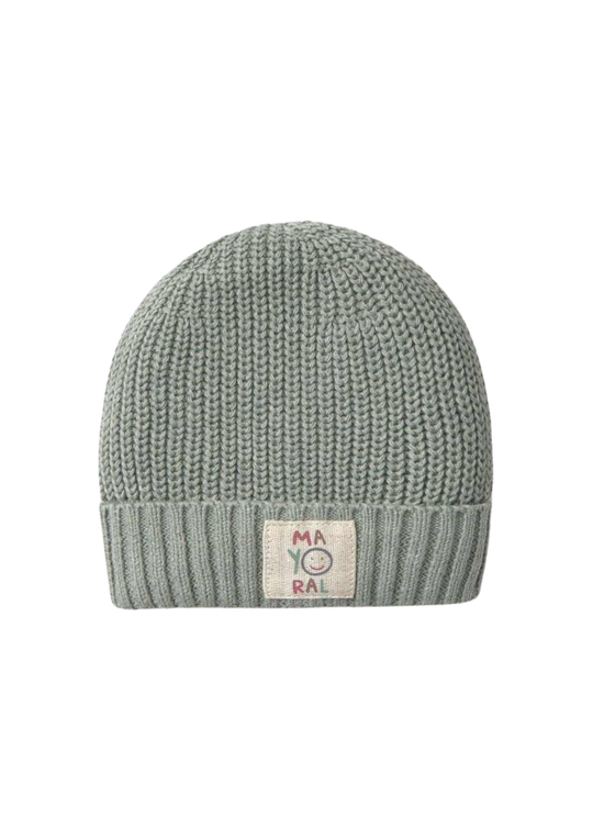 Caciula Tricotata din Bumbac Verde Unisex 9129 – Mayoral
